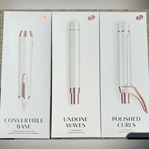 T3 Convertible Collection Base Curling Iron, Undone Waves and Polished Curls
